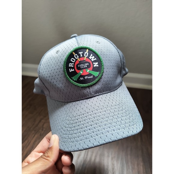 Port Authority Frogtown Curling Club St. Paul Patch Cap Adjustable Strap OSFA - Picture 5 of 5